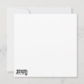 Carte Merci pour vous amusant Folk Colorful Inspirivée (Dos)