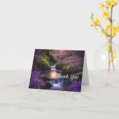 Carte Merci pourpre (Fleur jaune)