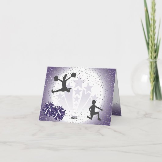 Carte Merci pourpre à l'anniversaire (Dos)