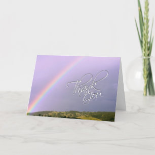 Carte Merci Rainbow Wings
