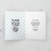 Carte Merci rock drôle kawaii merci soignant (Intérieur)