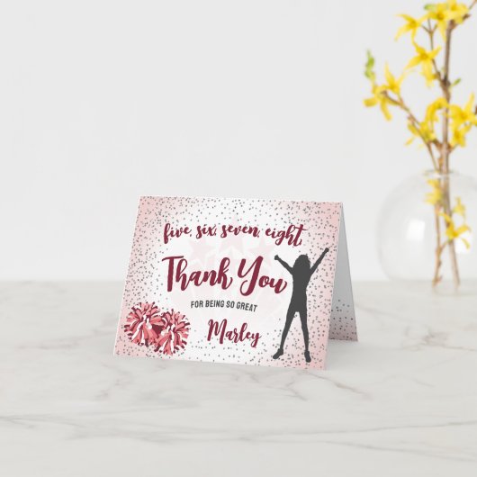 Carte Merci rose d'anniversaire (Fleur jaune)