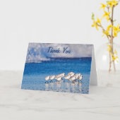 Carte Merci | Sandpipers Beach Birds (Fleur jaune)