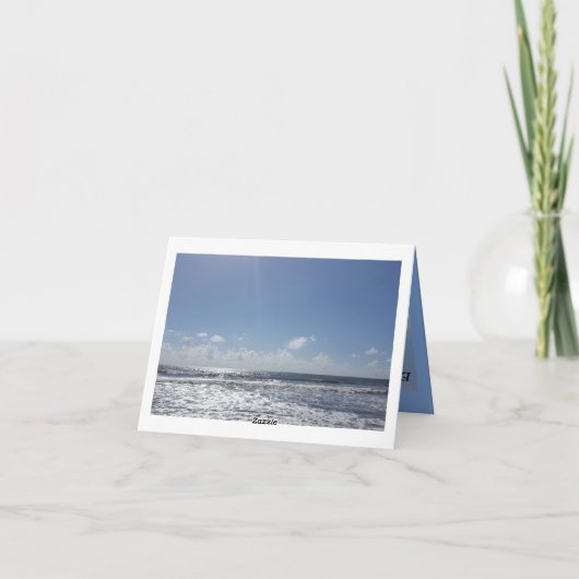 Carte Merci Seashore (Dos)