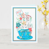 Carte Merci, Service Covid-19, Papier Toliet & Fleur (Fleur jaune)