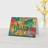 Carte Merci ! Si tu étais plus doux, tu serais un biscui (Fleur jaune)