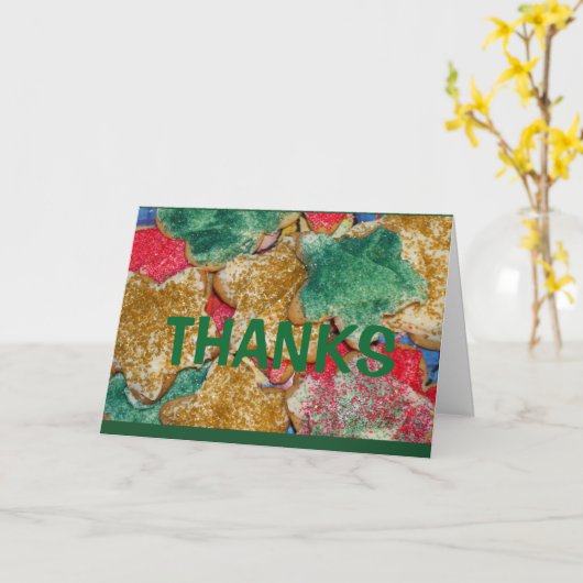 Carte Merci ! Si tu étais plus doux, tu serais un biscui (Fleur jaune)