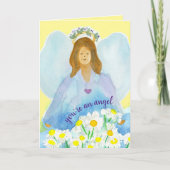 Carte Merci Soins de santé Vous êtes un ange Soins de sa (Devant)