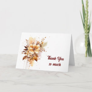 Carte Merci Tant De Mariage Douche Bébé Blank Plié