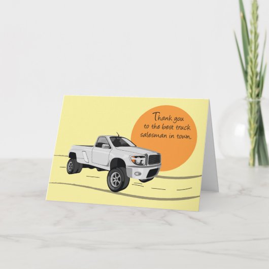 Carte Merci Truck Vendeur Ramasser Camion (Devant)