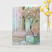 Carte Merci Van Gogh Peinture (Fleur jaune)