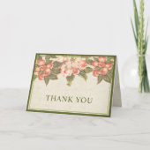 Carte Merci vintage Apple Blossom (Devant)