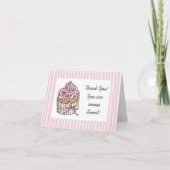 Carte Merci | Vous êtes le gâteau rose doux (Devant)