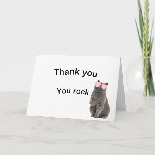 Carte Merci "You Rock" (Devant)