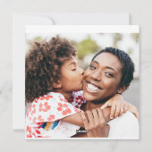 carte mère à la fête fleurie violette (Dos)