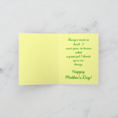 Carte "Mère À Mes Petits-Enfants" FLORALE JOUR C DE LA M (Intérieur)