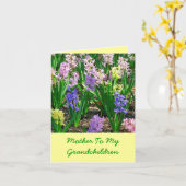 Carte "Mère À Mes Petits-Enfants" FLORALE JOUR C DE LA M (Fleur jaune)