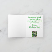 Carte "Mère À Mes Petits-Enfants"/ Hyacinthes (Intérieur)