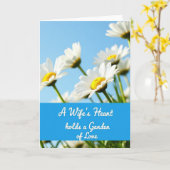 Carte mère Azure Sky Daisies (Fleur jaune)