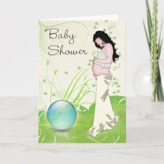 Carte mère baby shower terre (Devant)