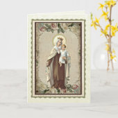 Carte Mère bénie religieuse Mary notre Madame le mont (Fleur jaune)