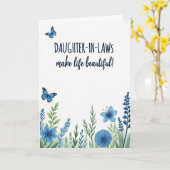 Carte Mère Botanique Bleue (Fleur jaune)