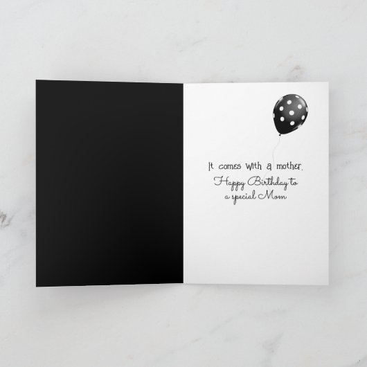 Carte Mère Chat et Kitten Anniversaire (Intérieur)