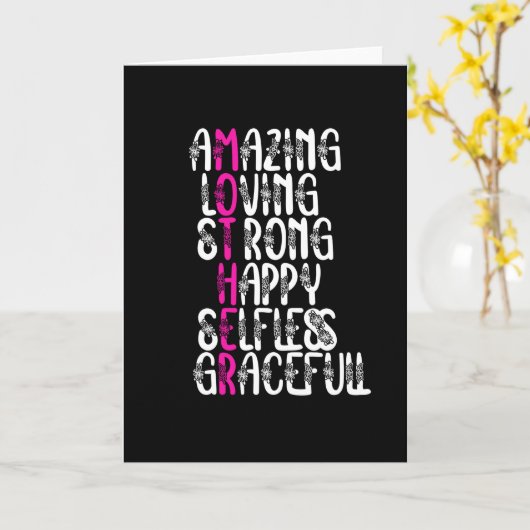 Carte Mère citations : Lovely Words | Conception de la f (Fleur jaune)