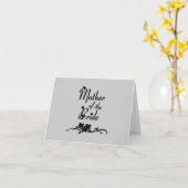 Carte Mère classique de la mariée (Fleur jaune)