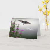 Carte Mère... Comme Un Colibri (Fleur jaune)