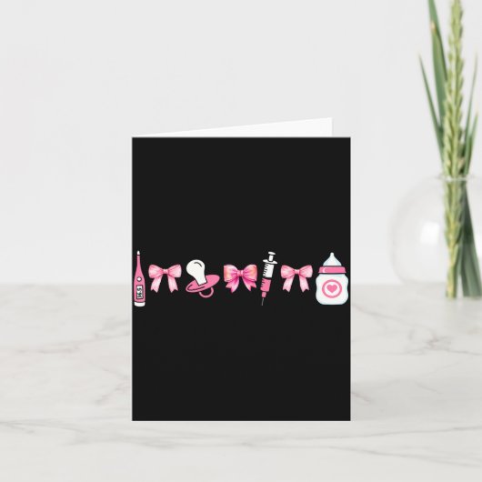 Carte Mère Coquette Bébé Mbu Infirmière Post-partum Rn N (Devant)