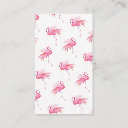 Carte mère côtière Flamant rose rose (Dos)