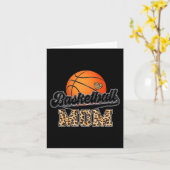 Carte Mère de basket-ball Leopard Senior 2023 Graduation (Fleur jaune)