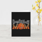 Carte Mère de basket-ball Leopard Senior 2023 Graduation (Fleur jaune)