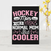 Carte Mère de hockey comme une mère normale mais plus co (Fleur jaune)