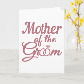 Carte Mère De La Famille Mariage Groom Correspondant (Fleur jaune)