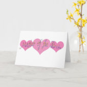 Carte Mère de la mariée (Fleur jaune)