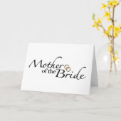 Carte Mère de la mariée 2 (Fleur jaune)