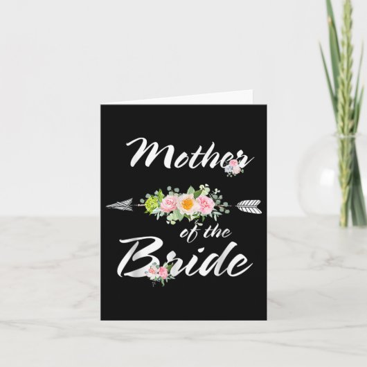 Carte Mère De La Mariée Funny Mariage Fête Mère Lov (Devant)