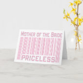 Carte Mère de la mariée inestimable (Fleur jaune)