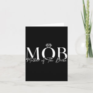 Carte Mère de la mariée Mob Mariage Maman Maman Mignonne