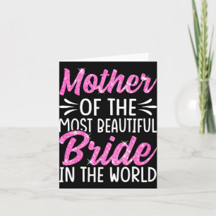 Carte Mère De La Plus Belle Mariée Mariage