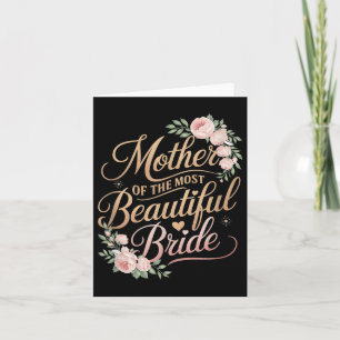 Carte Mère De La Plus Belle Mariée, Mariée Mariage