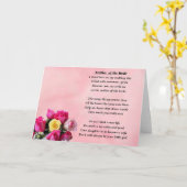 Carte Mère de l'Épouse - Rose (Fleur jaune)