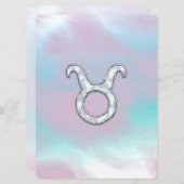Carte Mère de Pearl Taurus Zodiac Astrologie (Devant / Derrière)