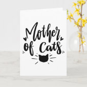 Carte Mère des chats (Fleur jaune)