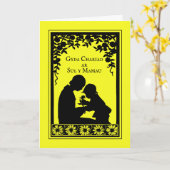 Carte Mère dimanche gallois Gyda Chariad ar Sul y Mamau (Fleur jaune)