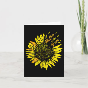Carte Mère Du Mariage Groom Maman Tournesol
