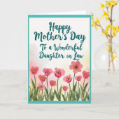 Carte mère Elegant Script (Fleur jaune)