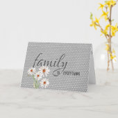 Carte Mère en beaux-parents Anniversaires Daisies sur Po (Fleur jaune)